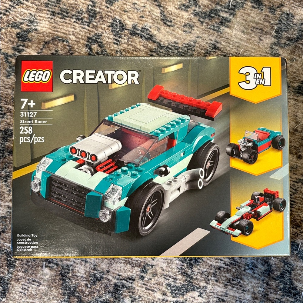 LEGO Creator 3-in-1 Teal and Red Street Racer